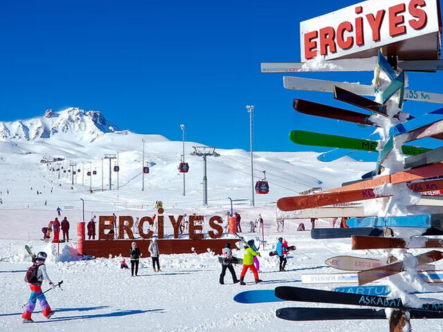 GÜNÜBİRLİK ERCİYES KAYAK TURU